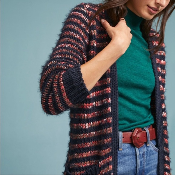 NWOT Meadow Rue by Anthropologie Open Cardigan - Picture 2 of 8